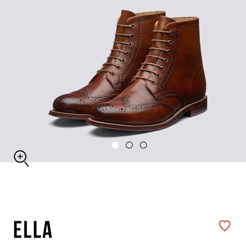 Grenson Ella boots in Tan, Size UK 3.5 (US 6.5)